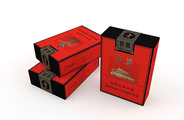 Chinese cigarette packaging des